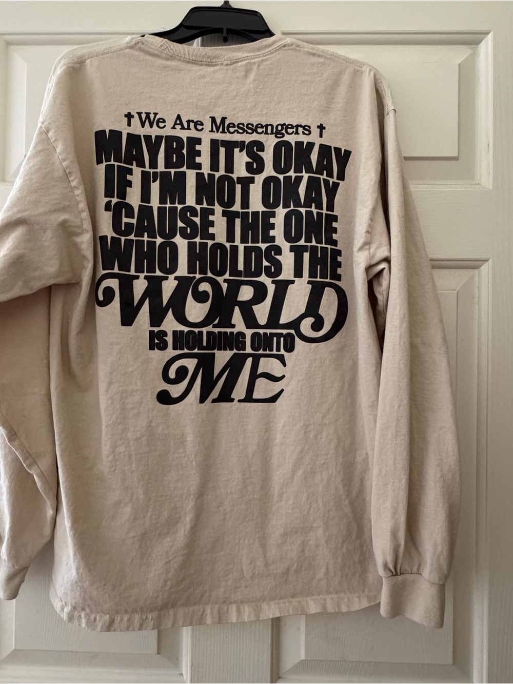 We Are Messengers Long Sleeve Christian Rock Band Tee Trust In The Lord Size XL